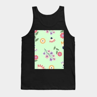 Geomatric flower pattern Tank Top